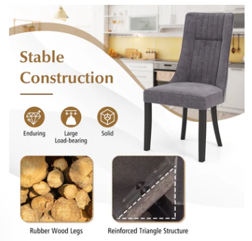 5 piece table set with High Backrest Chairs
