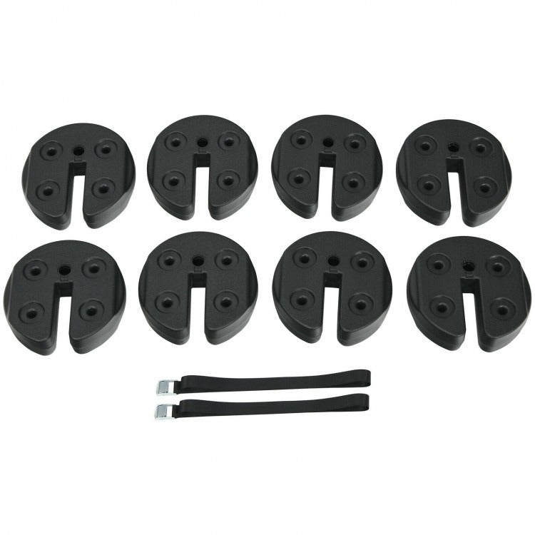 8 pieces Weight Plates for Canopy Tent, fill with water, tent not included