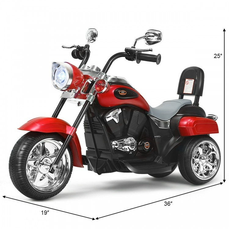 Electric 3 Wheel Kids Ride-on Motorcycle