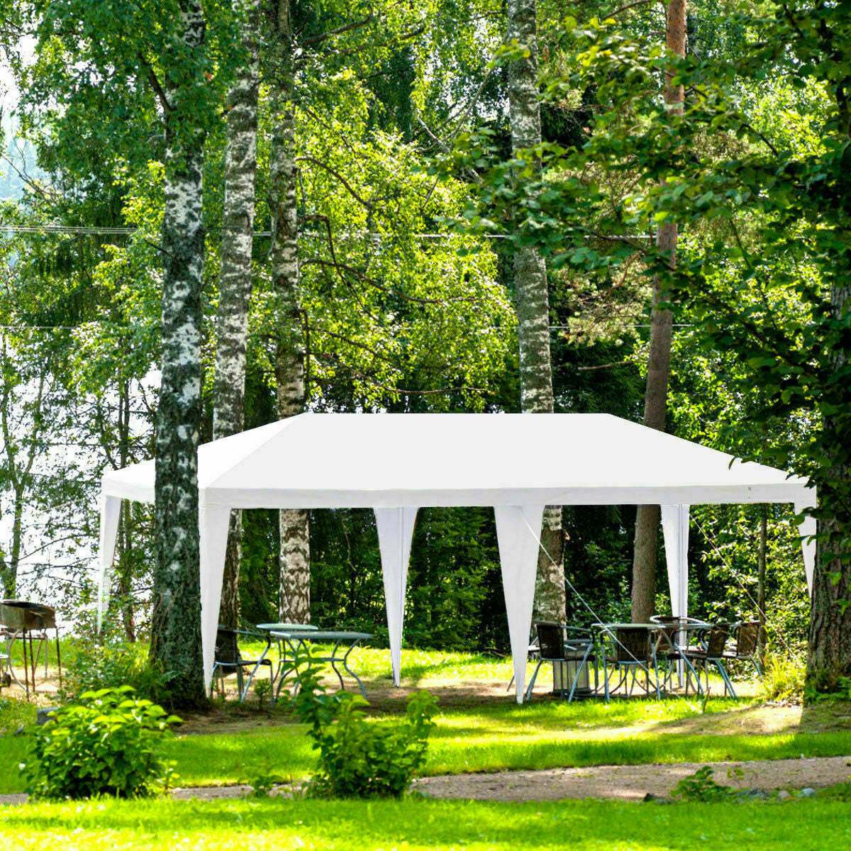 10 x 20 Feet Outdoor Party Wedding Canopy Tent with Removable Walls
