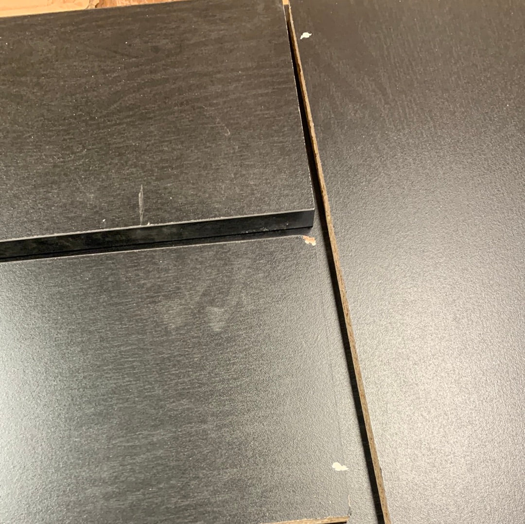 SPECIAL, desk in a box, surface crack is on bottom side so will not show, black