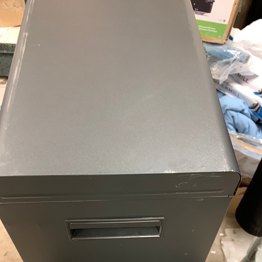 Small, 2-in-1 Tool Chest and Cabinet with 5 Sliding Drawers-Black, minor scuffs