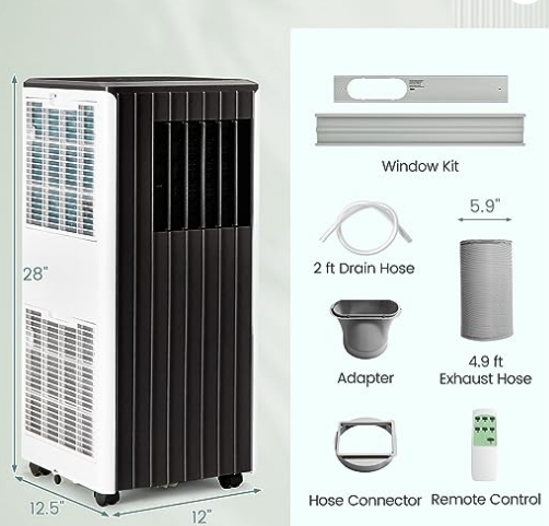 Special, 10, 000 btu, portable a/c, customer return, signs of use, tested, no manual