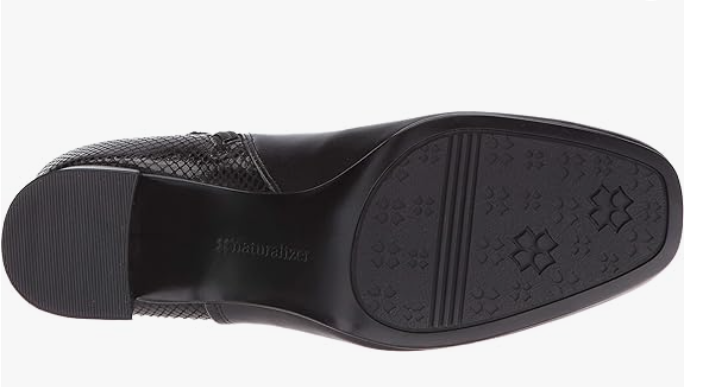 Naturalizer Women's Nailah Boot, Black, size 6.5w