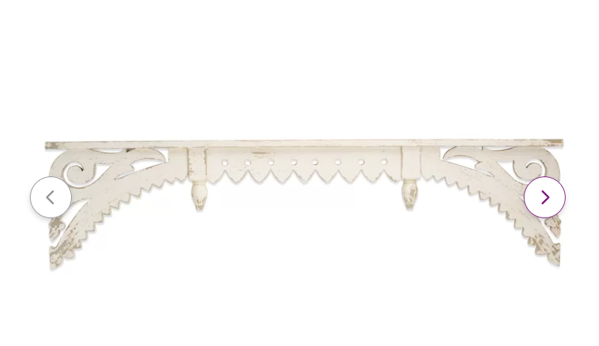 Elkmont Accent Shelf. distressed cream