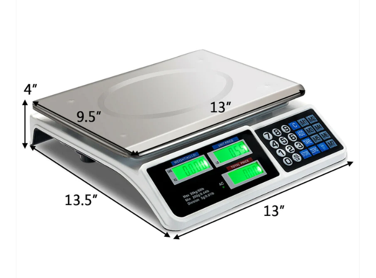 66 lbs Digital Weight Food Count Scale for Commercial