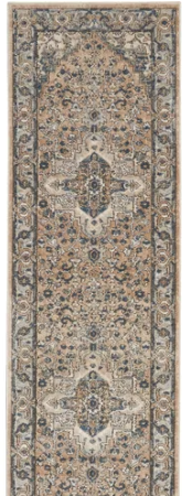 Jurado Oriental Beige, Grey Area Rug, 2` 2``x 10`