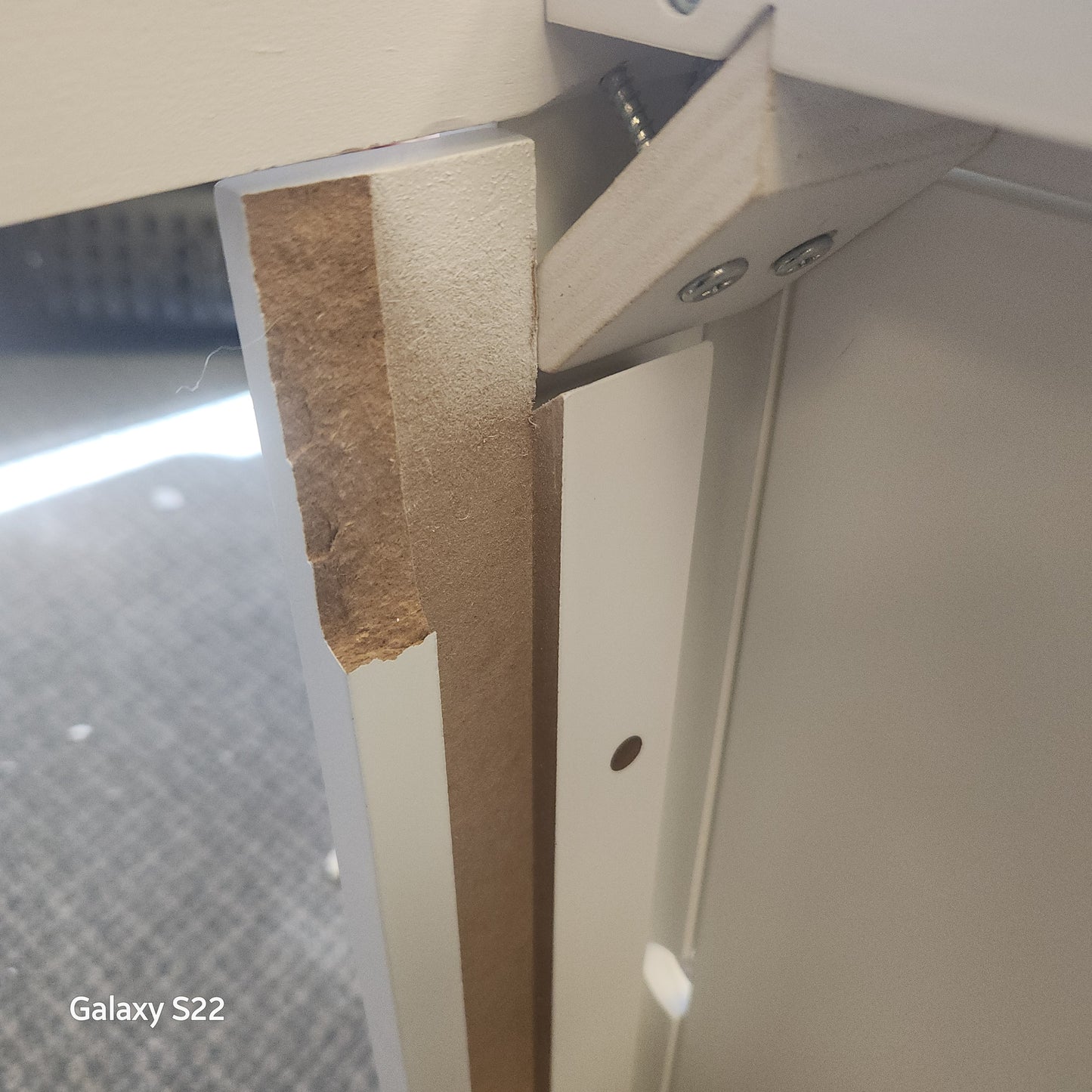 2-in-1 Kids Double-sided Activity Building Block Table with Drawers-White (Shipping Damage)