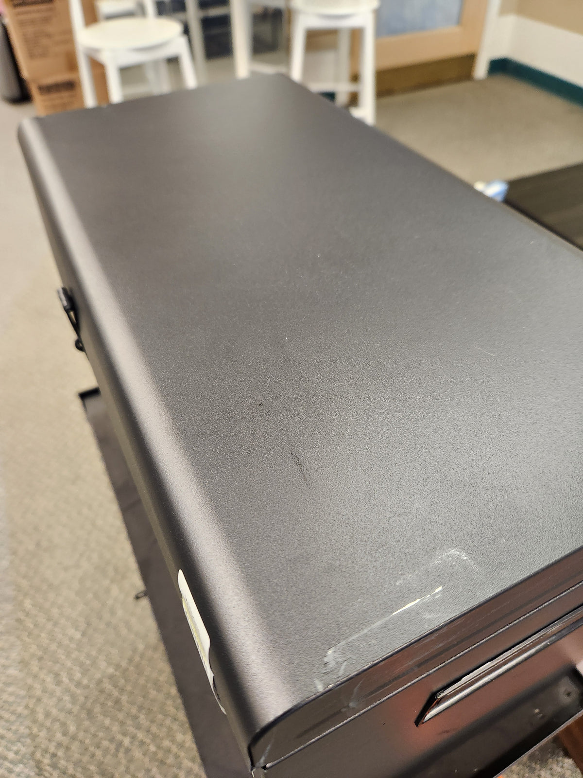2-in-1 Rolling Tool Chest with 5 Sliding Lockable Drawers-Black/Grey (Customer Return - Scratch and Dent)