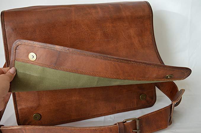 Leather Messenger / Laptop Bag