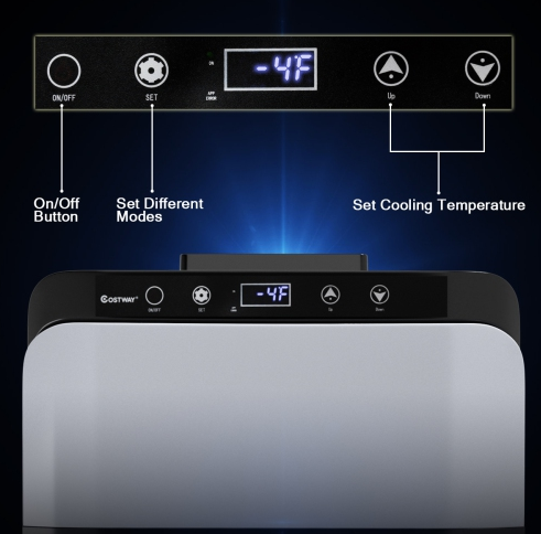 Portable Fridge/Freezer with HH, Fast Cooling Compressor