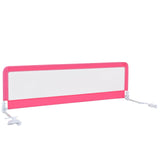 71 Inch Extra Long Swing Down Bed Guardrail with Safety Straps-Pink (Copy)