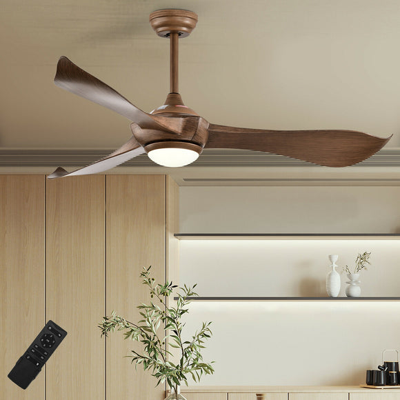 52 Inch Ceiling Fan with Light Reversible DC Motor (1 Box, Unassembled)