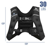 SPECIAL, 30 LBS Workout Weighted Vest, Adjustable Buckle