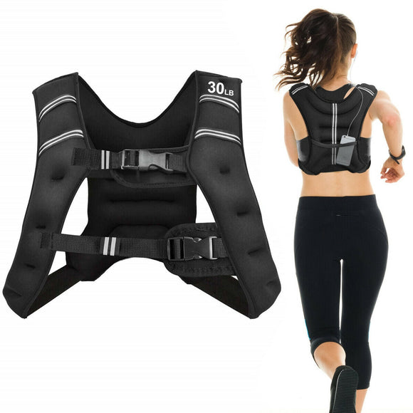 30 LBS Workout Weighted Vest, Adjustable Buckle (Copy)