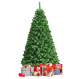 6 Feet Pre-lit Fiber Optic Artificial Christmas Tree with 617 Branch Tips