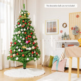 6 Feet Pre-lit Fiber Optic Artificial Christmas Tree with 617 Branch Tips