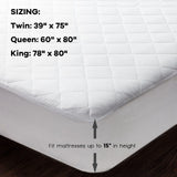 Auto Shut Off Heated Electric Mattress Pad with Dual Controller-King, 78x80