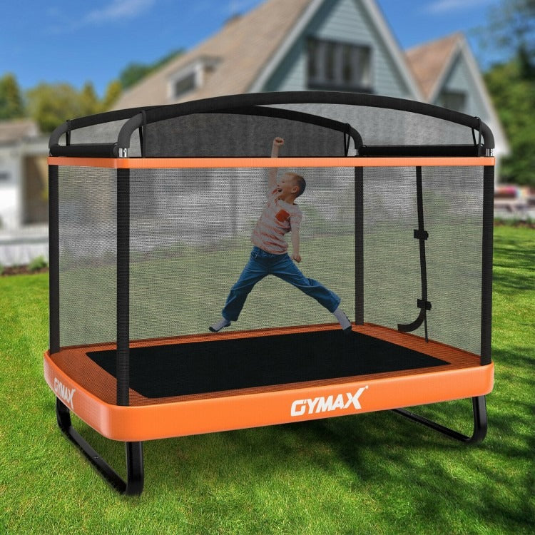 6 Feet Kids Entertaining Trampoline with Swing Safety Fence *UNASSEMBLED/IN BOX* -