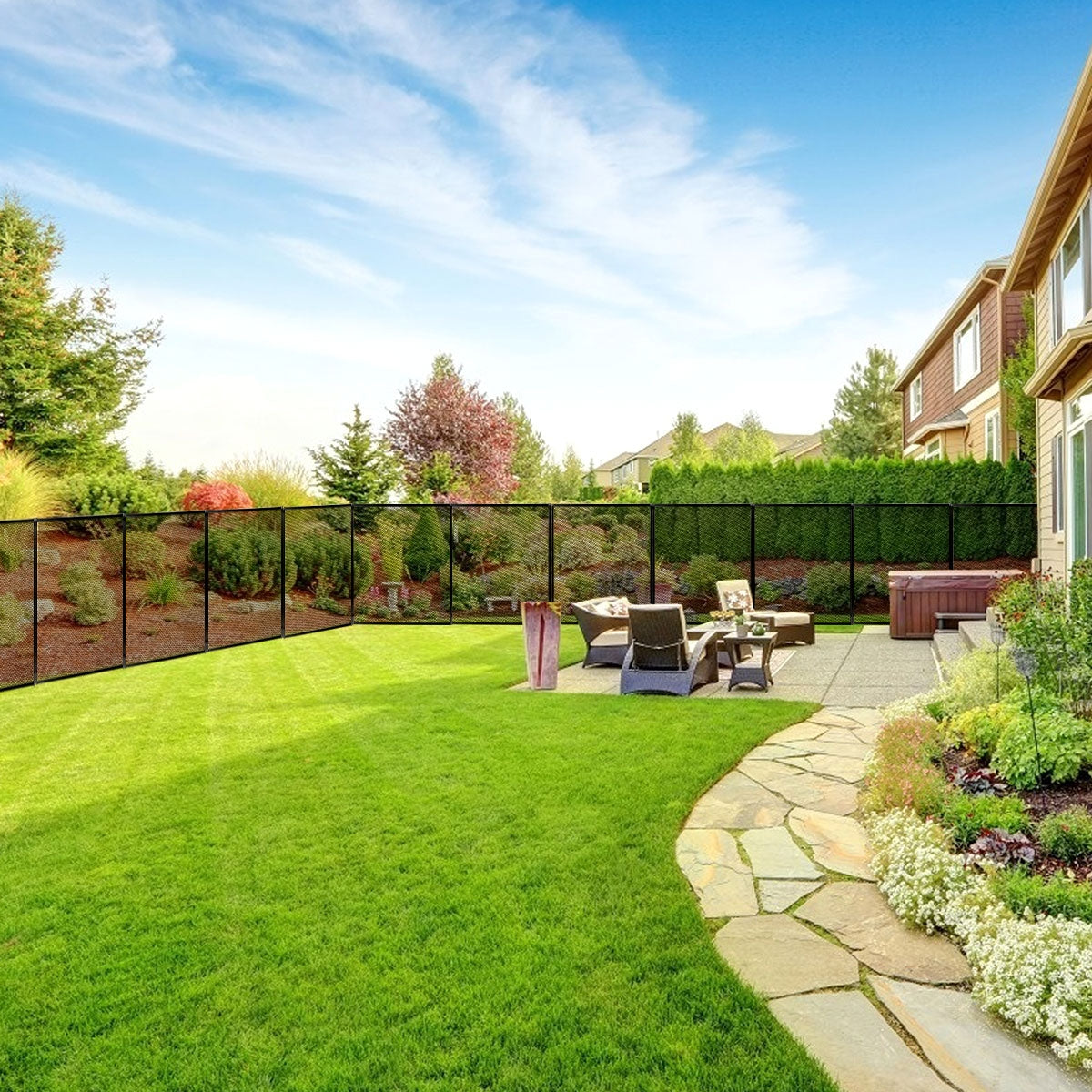 SPECIAL, 4 x 12 Feet Swimming Pool Fence Garden Fence Child Barrier
