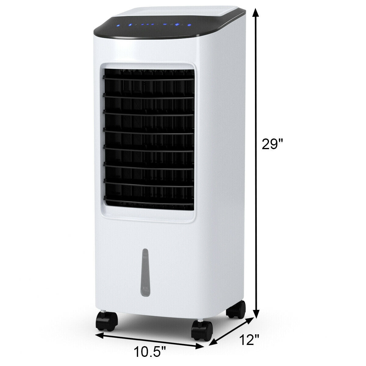 Evaporative Portable Air Cooler Fan Humidifier with Remote Control for Home and Office (Not an A/C)