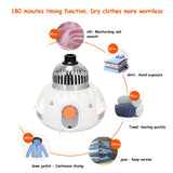 Portable Ventless Laundry Clothes Dryer Folding Drying Machine Heater