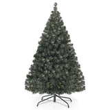 4.5 Feet PVC Pre-lit Artificial Hinged Christmas Tree