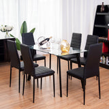 Set of 4 High Back Dining Chairs-Set of 6