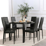 Set of 4 High Back Dining Chairs-Set of 6