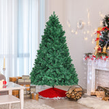 7.5 Feet PVC Artificial Christmas Tree with  warm white LED Lights