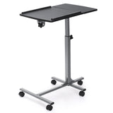 Adjustable Angle Height Rolling Laptop Table (1 Box, Unassembled)