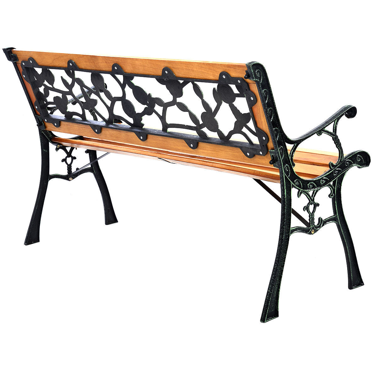 SPECIAL - 49 1/2 Inch Patio Park Garden Bench (Fully Assembled) - Shipping Damage