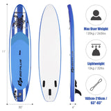 *Special* - 11 Feet Inflatable Adjustable Paddle Board with Carry Bag (1 Box, Unassembled)