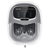 *SPECIAL* - Portable All-In-One Heated Foot Bubble Spa Bath Motorized Massager-Gray