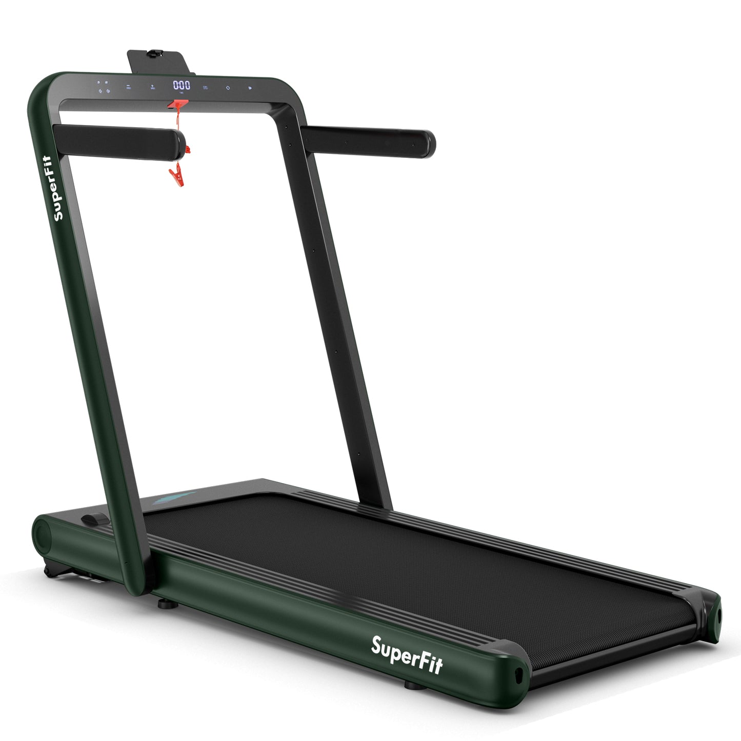 *SPECIAL* 4.75HP 2 In 1 Folding Treadmill with Remote APP Control-Green (I Box)