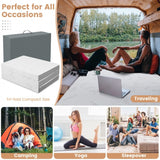 4 Inch Tri-fold Cool Gel Memory Foam Mattress - MEDIUM, Full