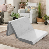 4 Inch Tri-fold Cool Gel Memory Foam Mattress - MEDIUM, Full