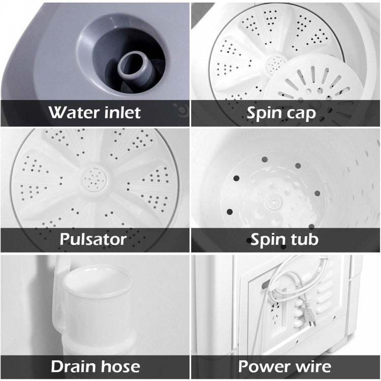 *SPECIAL* Portable Semi-Automatic Twin-tub Washing Machine