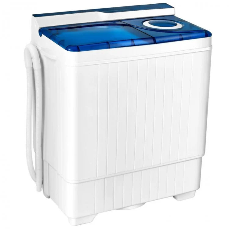 SPECIAL, 26 lbs Portable Semi-automatic Washing Machine with Built-in Drain Pump