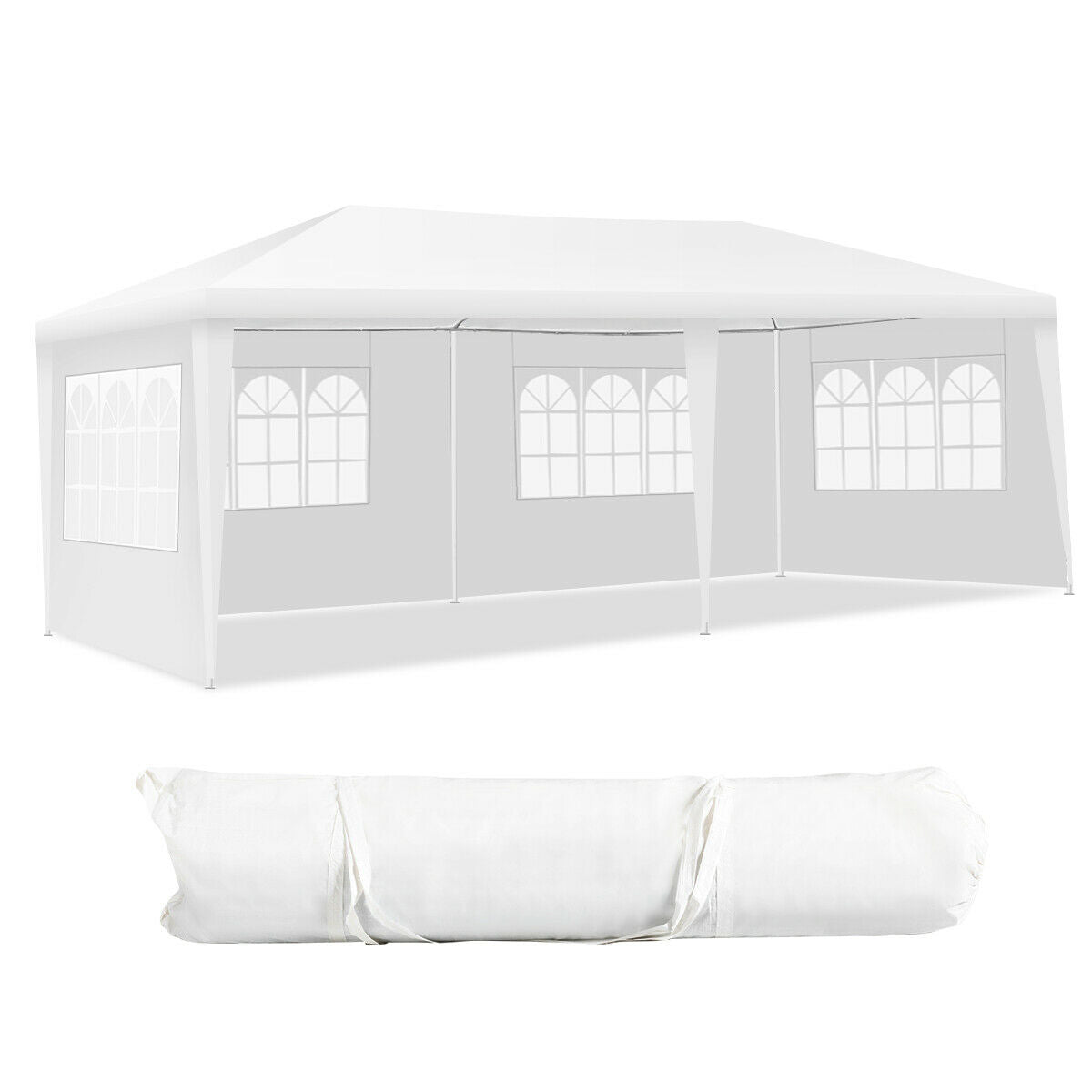 10 x 20 Feet Outdoor Party Wedding Canopy Tent with Removable Walls