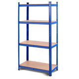 *Special* Adjustable Heavy Duty 4 Level Garage Tool Shelf Storage-Blue (1 Box - Assembly Required)