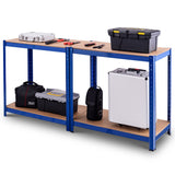 *Special* Adjustable Heavy Duty 4 Level Garage Tool Shelf Storage-Blue (1 Box - Assembly Required)