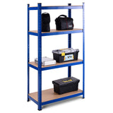 *Special* Adjustable Heavy Duty 4 Level Garage Tool Shelf Storage-Blue (1 Box - Assembly Required)