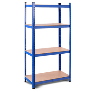 *Special* Adjustable Heavy Duty 4 Level Garage Tool Shelf Storage-Blue (1 Box - Assembly Required)