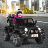 12V 2-Seater Ride on Car Truck with Remote Control Black, Scratch & Dent Special, missing accessory