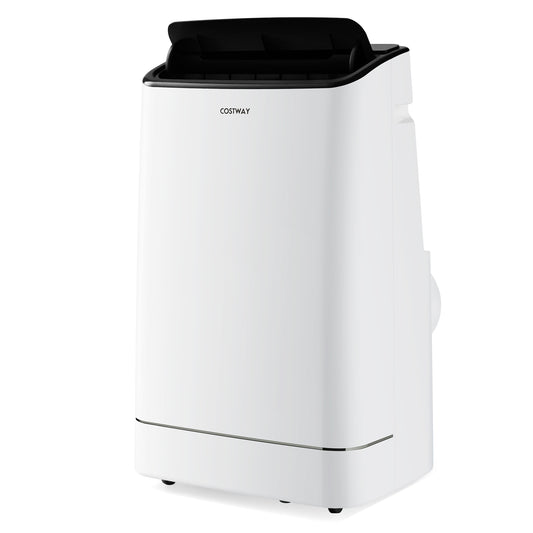 HEAT PUMP, 15000 BTU Portable Air Conditioner with Heat Pump and Auto Swing-White