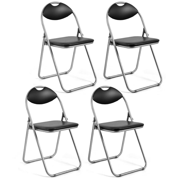 SPECIAL, 4 Pieces Portable Folding Dining Chairs Set with Carrying Handles-Set of 4