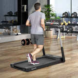 2.25 HP Foldable Treadmill with APP Control and LED Display - loading capacity is 220 lbs