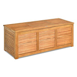 47 Gallon Acacia Wood Storage Bench Box for Patio Garden Deck 1 Box, Assembly required)