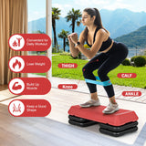 *SPECIAL* 29 Inch Adjustable Workout Fitness Aerobic Stepper Exercise Platform-Red